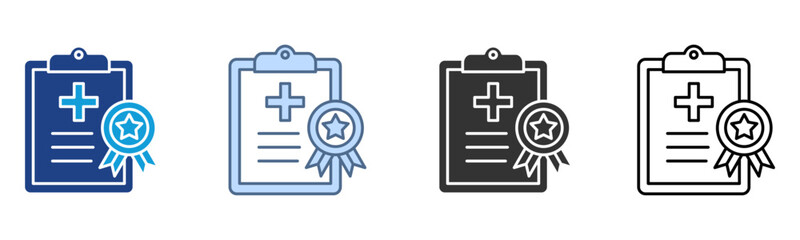 Eligibility Icon Set Multiple Style Collection