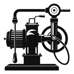 vector illustration of a microscope