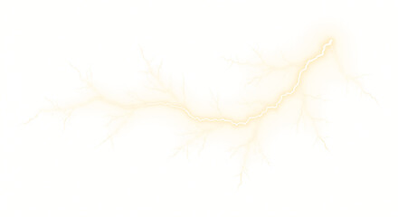 Abstract Beige Lightning Bolt Fractal Art Design.
