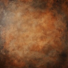 Fototapeta premium A rustic brown and orange textured wall with subtle gradient patterns, showcasing an earthy and warm aesthetic perfect for adding vintage or artistic ambiance.