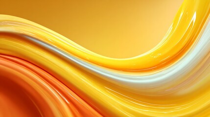 A vibrant abstract background composed of overlapping, translucent diagonal planes in a gradient from bright lemon yellow to deep goldenrod Gradient and Luminous Abstracts Modern Geometric 