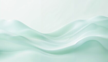 Fototapeta premium Serene Abstract Artwork of Flowing Waves in Pastel Tones