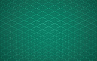 Chinese traditional oriental ornament background, green pattern background.