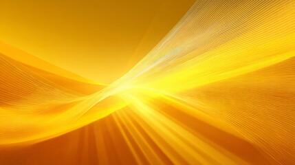 A vibrant abstract background composed of overlapping, translucent diagonal planes in a gradient from bright lemon yellow to deep goldenrod Gradient and Luminous Abstracts Modern Geometric 