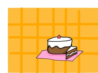 Piece of Chocolate Cake