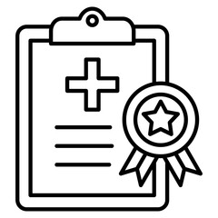 Eligibility Outline Icon Element For Design