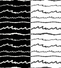stripes hand drawn line seaml...