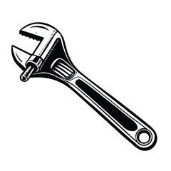 Obraz premium Adjustable wrench tool spanner metal