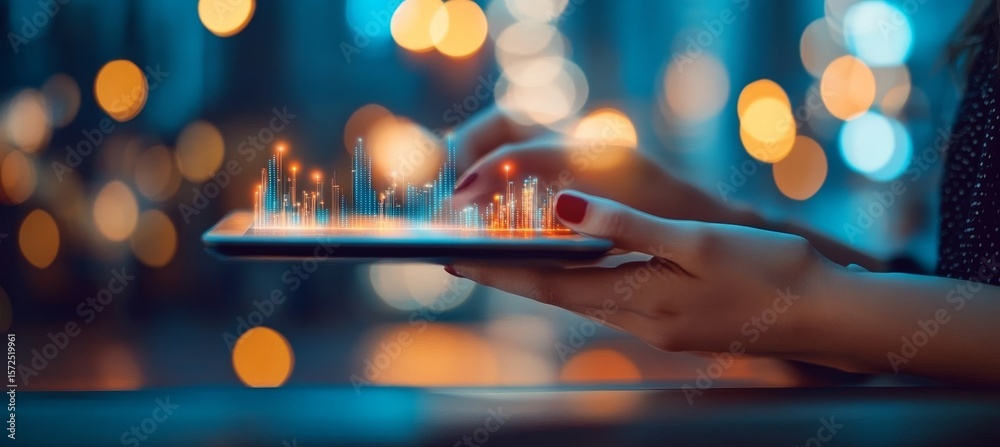Poster digital strategies for business success through advanced technologies and data-driven insights