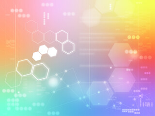 Cyber ​​​​material_background image_colorful