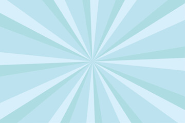 ペールブルーの集中線背景イラスト