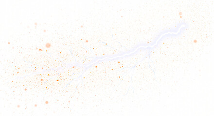 Electric discharge with golden particle stream a visual representation of energy and power.