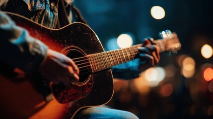 Obraz premium Informal and enjoyable, casual music creates a pleasant atmosphere with accessible melodies suited for everyday social moments. 