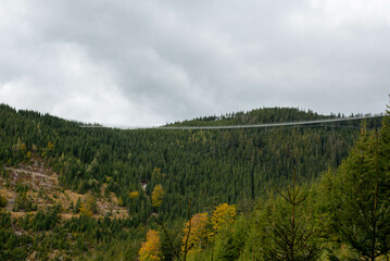 Sky Bridge 721 in Dolní Morava, Czechia, spanning forested valley