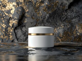 Professional 3d white tube mockup for minimal product identity and branding visuals