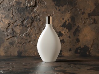Minimal style cosmetic 3d mockup with white design for product marketing campaigns, product mockup, bottle mockup