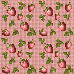 seamless pattern with apples