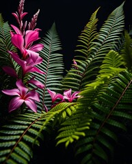 Tropical flower background