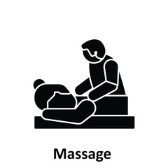 Massage Vector Icon which can easily modify or edit
