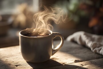 High-resolution photo with ceramic cup of coffee with saucer. Cappuccino. Americano. Flat white. Coffee latte. For editorial or commercial use. Coffee cup background. Cafe advertising. Espresso