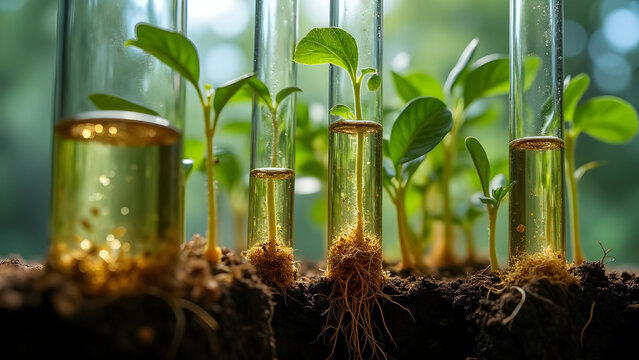 Plant Root Chemical Communication Networks