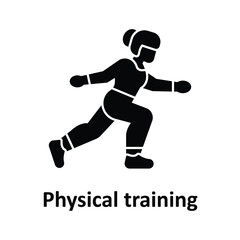 Physical training Vector Icon which can easily modify or edit