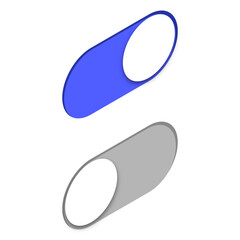 シンプルなトグルボタンのベクターイラスト_42