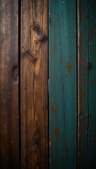 Fototapeta premium Weathered wood table top, rustic texture, grain detail, farmhouse, old