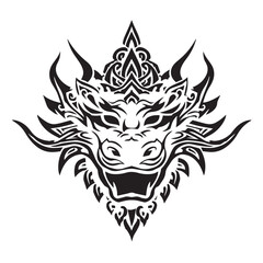 Dragon head logo 