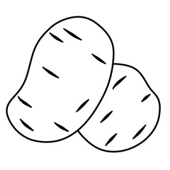 vegetable line art for coloring