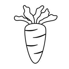 vegetable line art for coloring