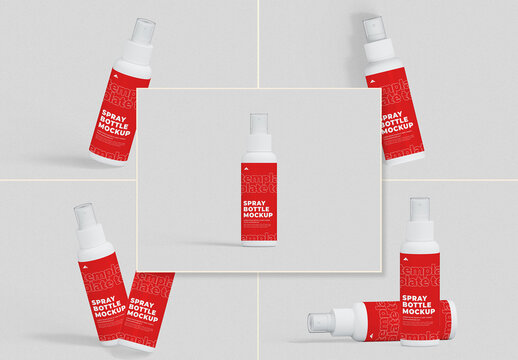 Spray Bottle Mockup