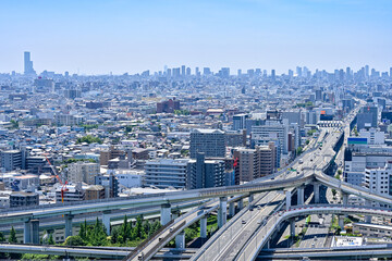 東大阪JCTの風景写真　【大阪風景】	