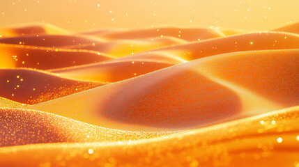 Textured waves in vibrant orange and gold tones