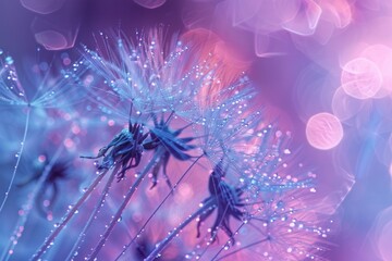Dew-kissed Dandelions: A Symphony of Softness and Serenity in Pastel Hues
