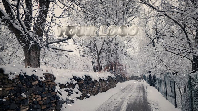 Winter and snow Logo Opener