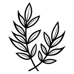 laurel wreath vector