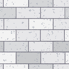  Grey wall seamless pattern, illustration vector