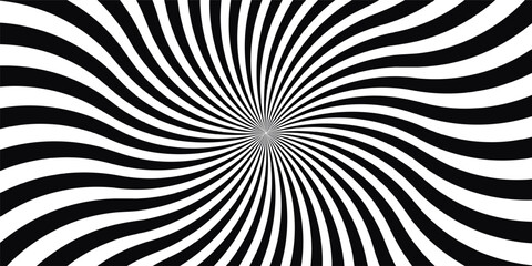 Black and White Sunburst Pattern,Striking image featuring sharp radiating lines in black and white creating a stark pattern.