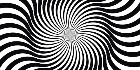 Black and White Sunburst Pattern,Striking image featuring sharp radiating lines in black and white creating a stark pattern.