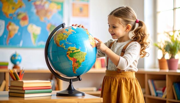 Curious Child Exploring the World A Global Education Journey - Powered by Adobe