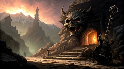 Heavy Metal Music Album Cover