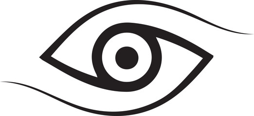 Stylized Eye Design with Geometric Shapes and Minimalist Aesthetics Enhancing Visual Appeal and Symbolic Representation Perfect for Modern Art and Graphic Design