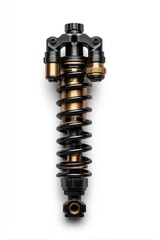 Black and gold shock absorber