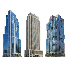 Fototapeta premium skyscrapers and buildings