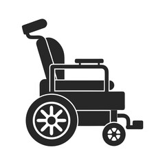 Disability Cart silhouette vector illustration