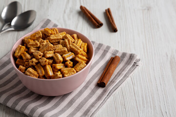 Healthy Mini Churros Breakfast with Whole Milk