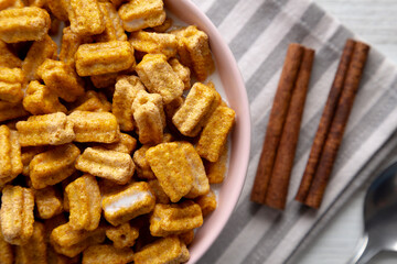 Healthy Mini Churros Breakfast with Whole Milk