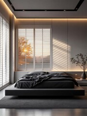 modern bedroom interior