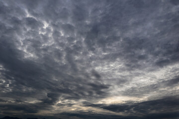 Dramatic Overcast Sky with Dark Stormy Clouds
